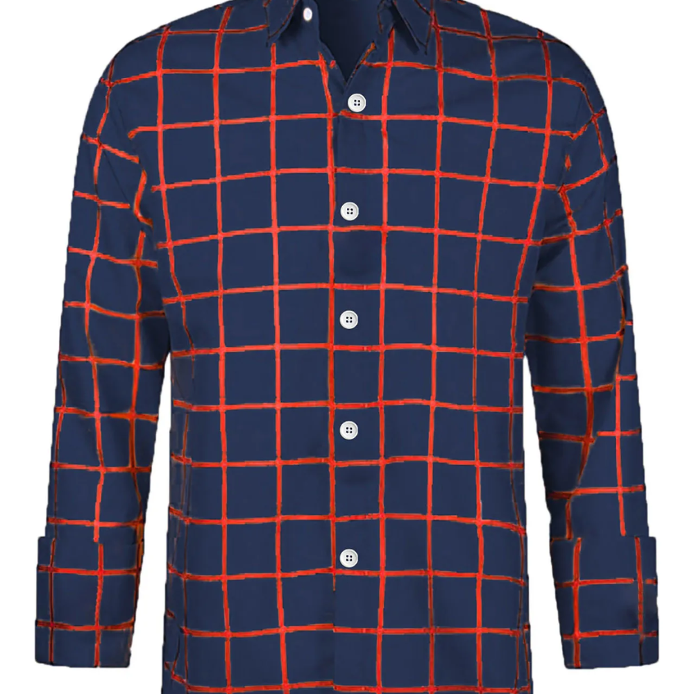 Cămașă în carouri clasică