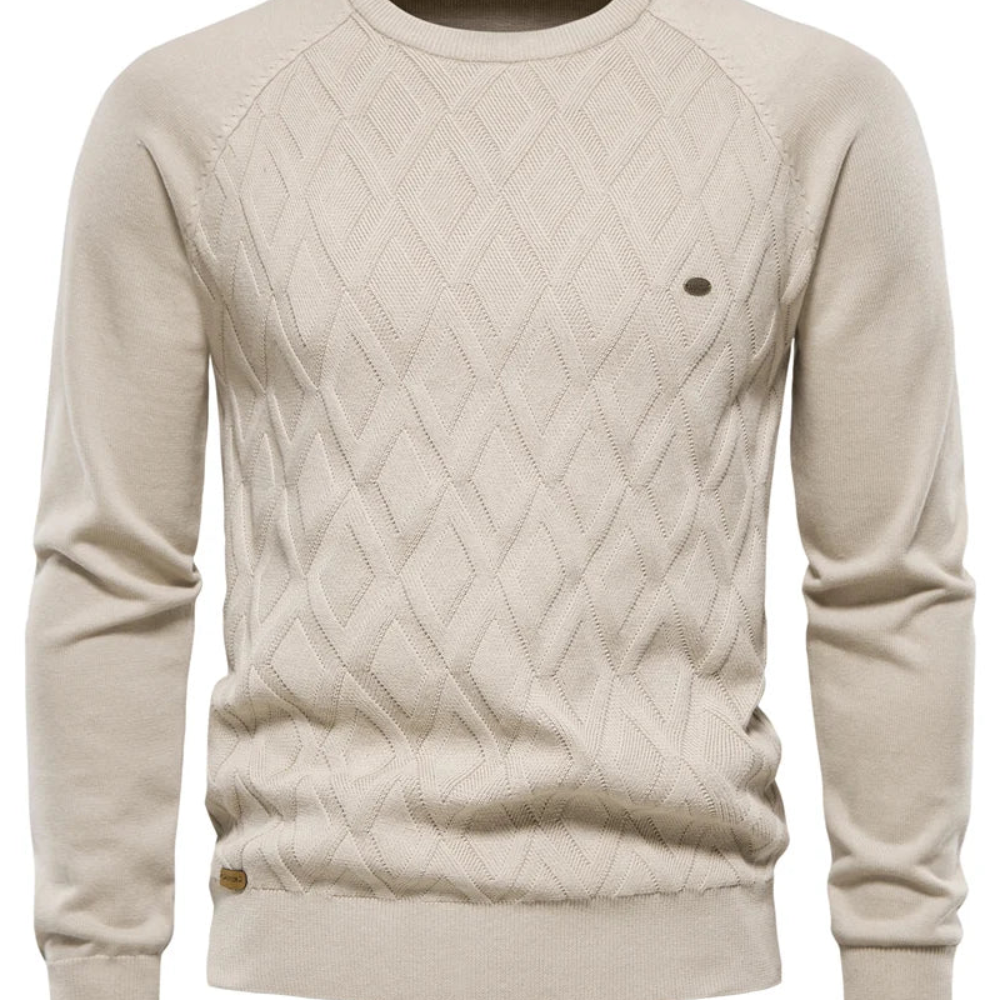 Cămașă pentru bărbați cu design în carouri V2