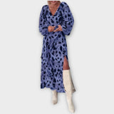 Rochie Midi cu Print Animal