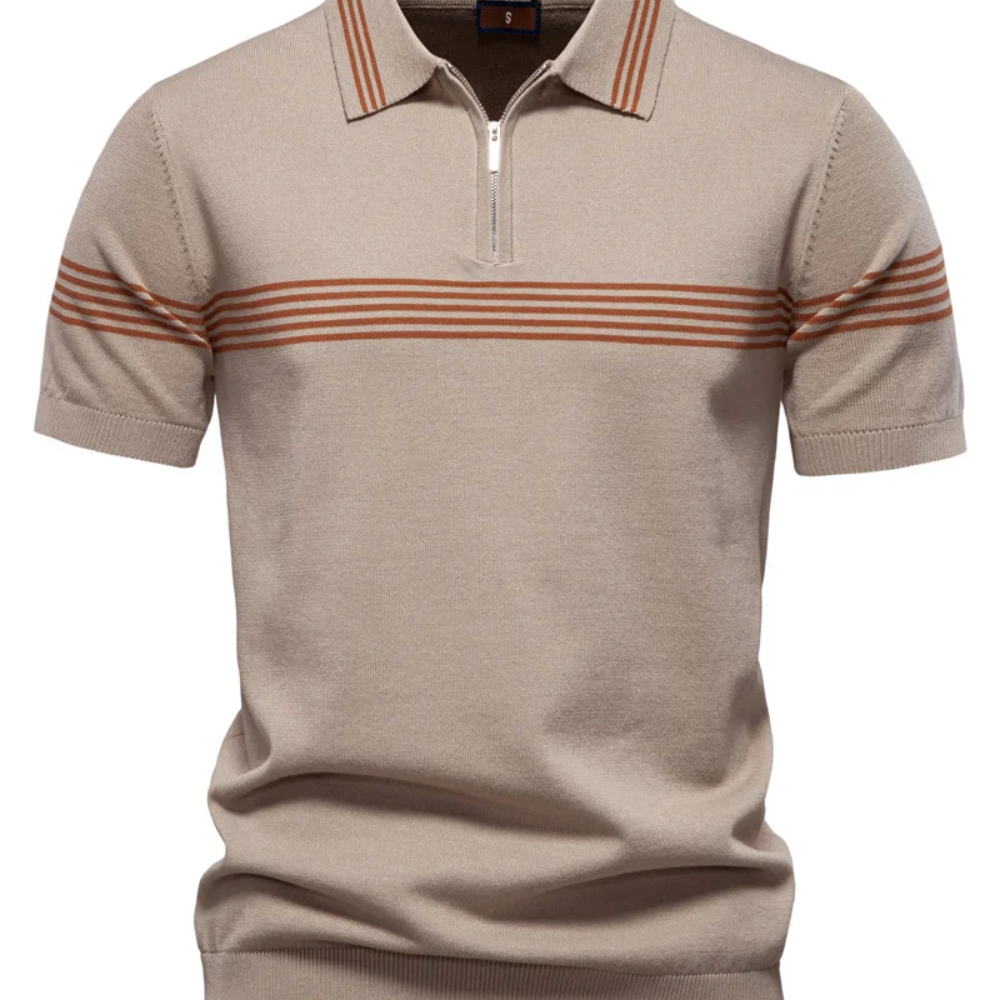 Cămașă polo cu dungi