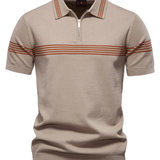 Cămașă polo cu dungi
