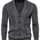 Palton din lână de lux pentru bărbați cu butoni