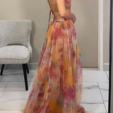 Madeline | Rochie Lungă Florală pentru o Eleganță Fără Efort