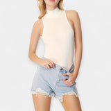 Body fără mâneci cu guler înalt