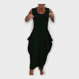 Rochie lejeră cu o siluetă modernă și buzunare