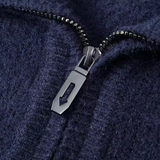 Pulover din cașmir cu fermoar la jumătate Gstaad