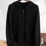 Vesta din cașmir cu glugă Courchevel