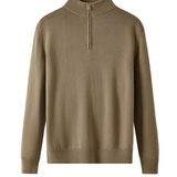 Camisola cu fermoar din lână Merino Capri