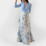 Rochie Maxi cu Design Floral