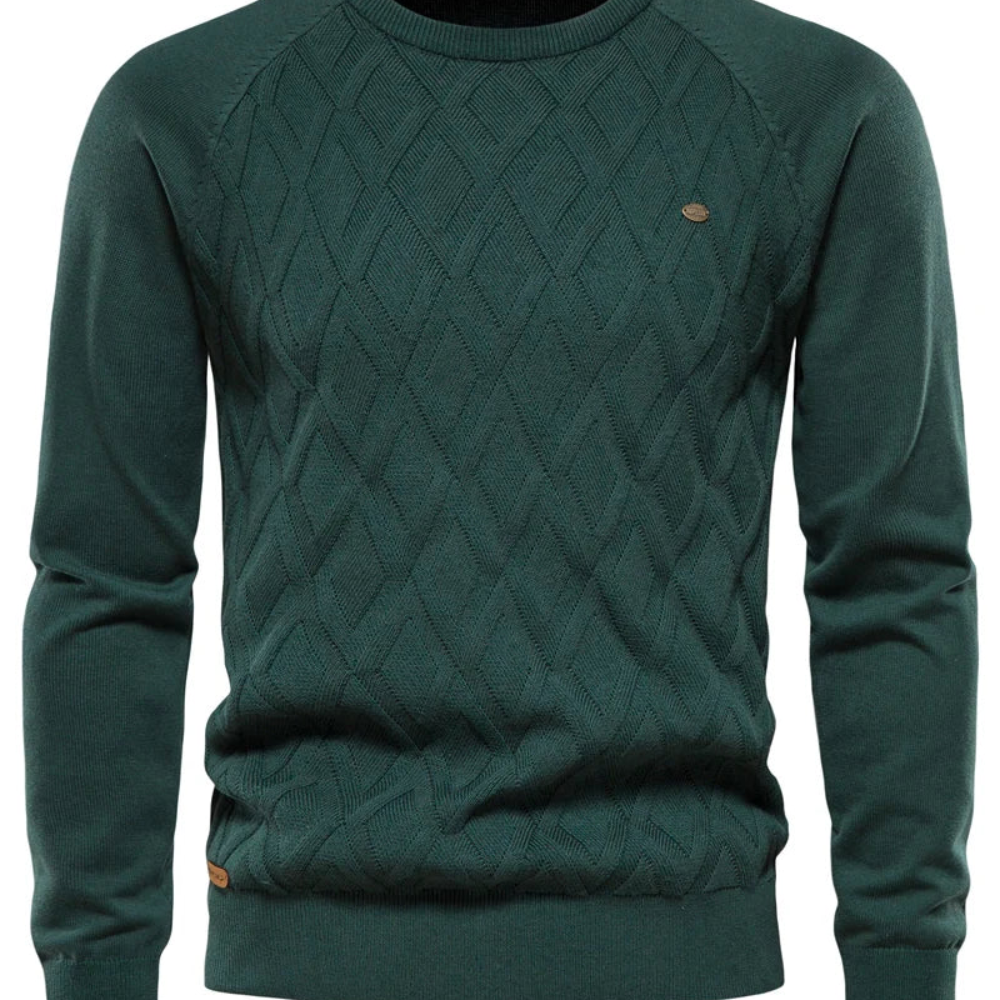 Cămașă pentru bărbați cu design în carouri V2