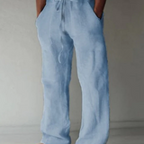 Pantaloni din in respirabili