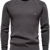 Pulover cu model în carouri pentru bărbați