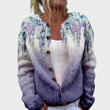 Inês - Cardigan Floral de Toamnă