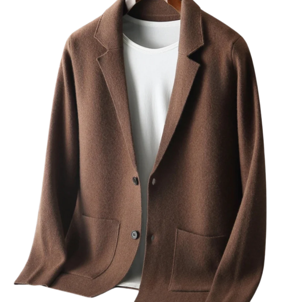 Palton din cașmir cu nasturi Bacchus