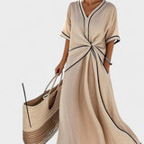 Emília – Rochie Ușor Săltăreață cu Dungi