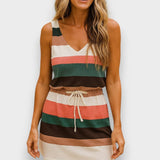 Jemma – Rochie Mini cu Model în Dungi