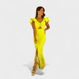 Lucía - Rochie flamenco neon