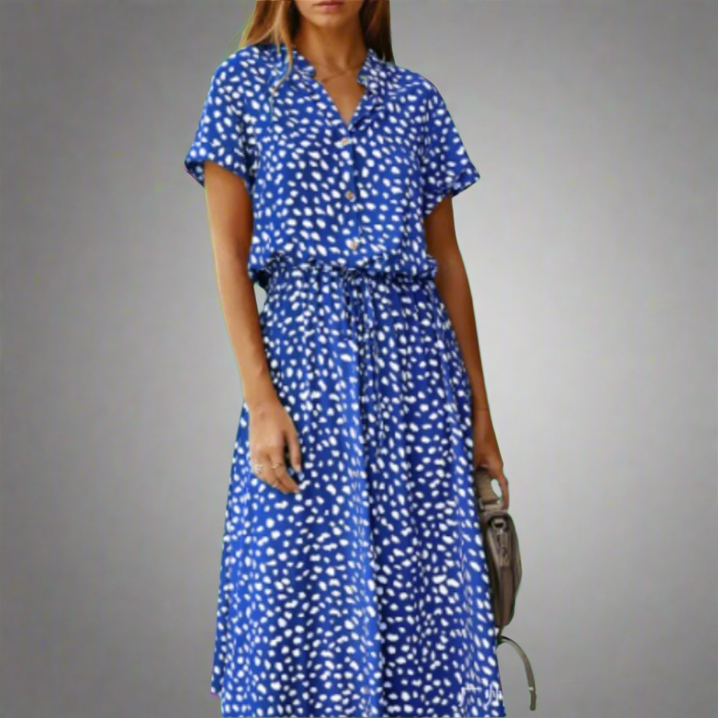 Rochie de Vară Fabricată din Țesătură Exquisită