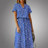 Rochie de Vară Fabricată din Țesătură Exquisită