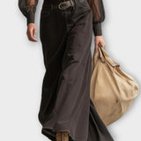 Rochie Maxi Vintage Western din Denim