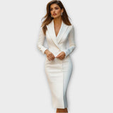 Rochie Midi Blazer Eleganță Personalizată