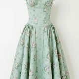 Odette Élégance | Rochie midi cu corset structurat