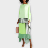 Kaftan cu Design Liniar