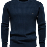 Pulover cu model în carouri pentru bărbați