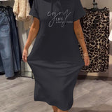 Saskia™ | Rochie casual cu glugă