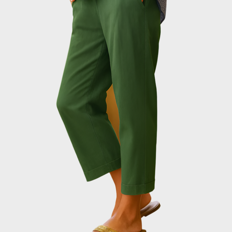 Pantaloni de Vară din In și Bumbac