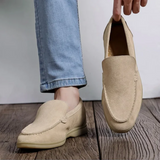 Mocasini din suede premium