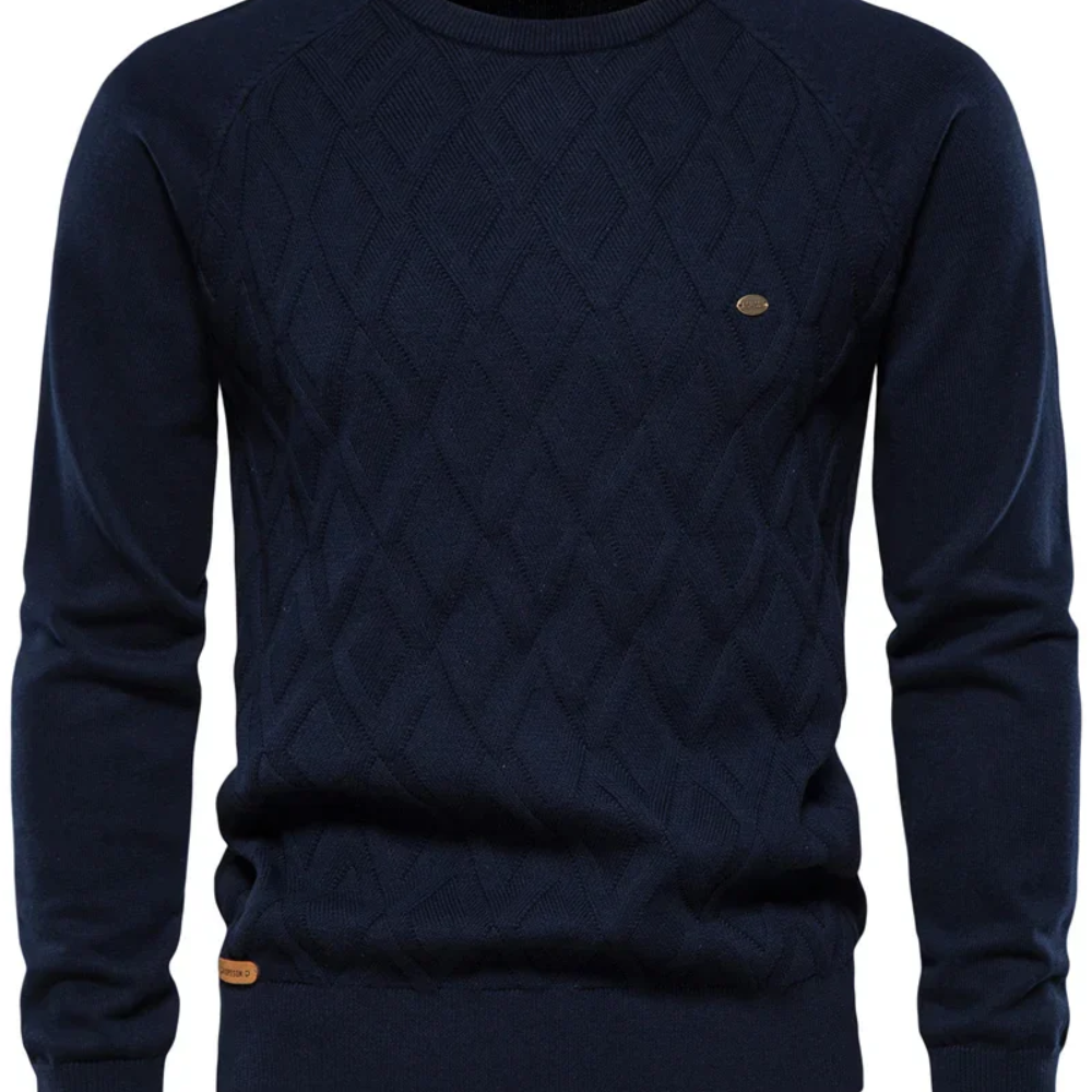 Cămașă pentru bărbați cu design în carouri V2