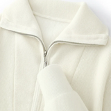 Pulover Portofino din cașmir cu fermoar pe jumătate