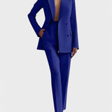 Olívia – Set de Blazer și Pantaloni Plisati