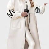 Rosa | Sacou-cardigan elegant cu glugă