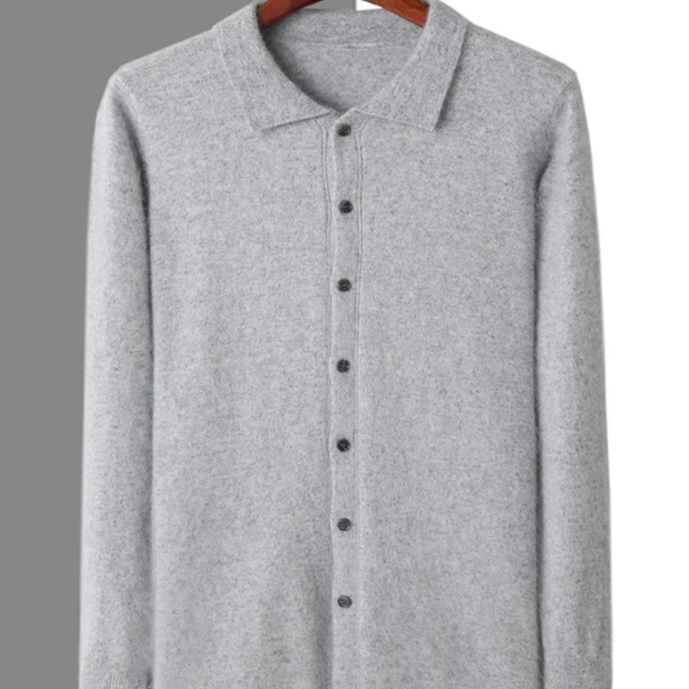 Palton cu nasturi din cașmir Planeta