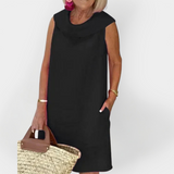 Rochie cu Guler Împăturit