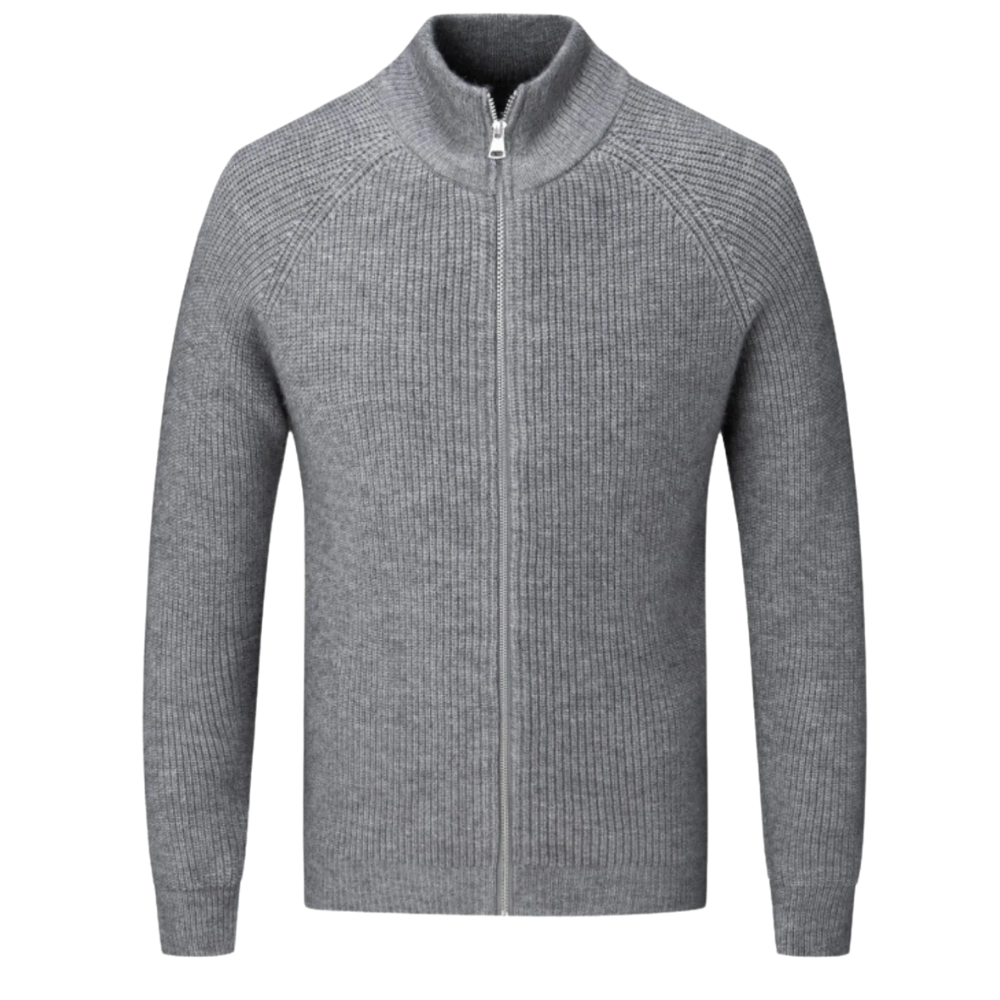 Cămașă din lână Merino cu fermoar Four Seasons