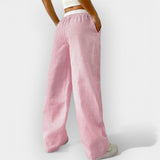 Pantaloni Largi cu Dungi