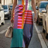 Tiffany - Rochie fără mâneci cu imprimeu