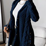 Sarahi™ | Palton cu glugă pufoasă