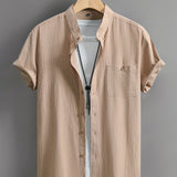 Cămașă casual cu mânecă scurtă
