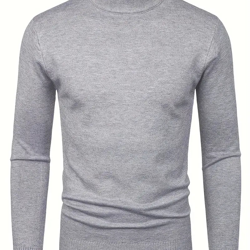 Pulover elegant cu guler înalt