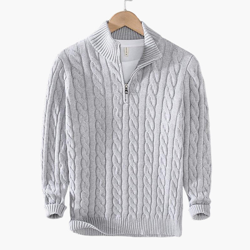 Pulover Mihai cu Fermoar Zipped