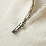 Pulover Portofino din cașmir cu fermoar pe jumătate