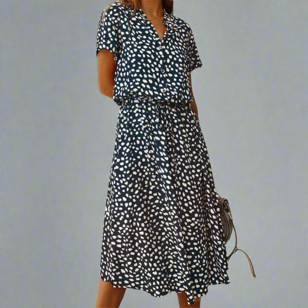 Rochie de Vară Fabricată din Țesătură Exquisită