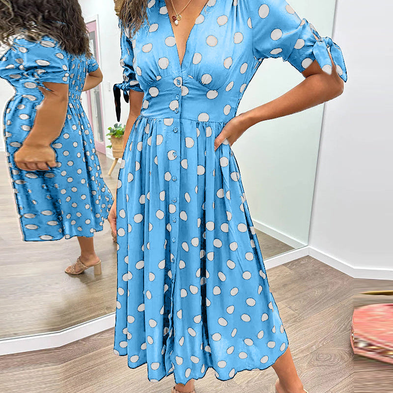 Monica™ | Rochie Elegantă cu Puncte