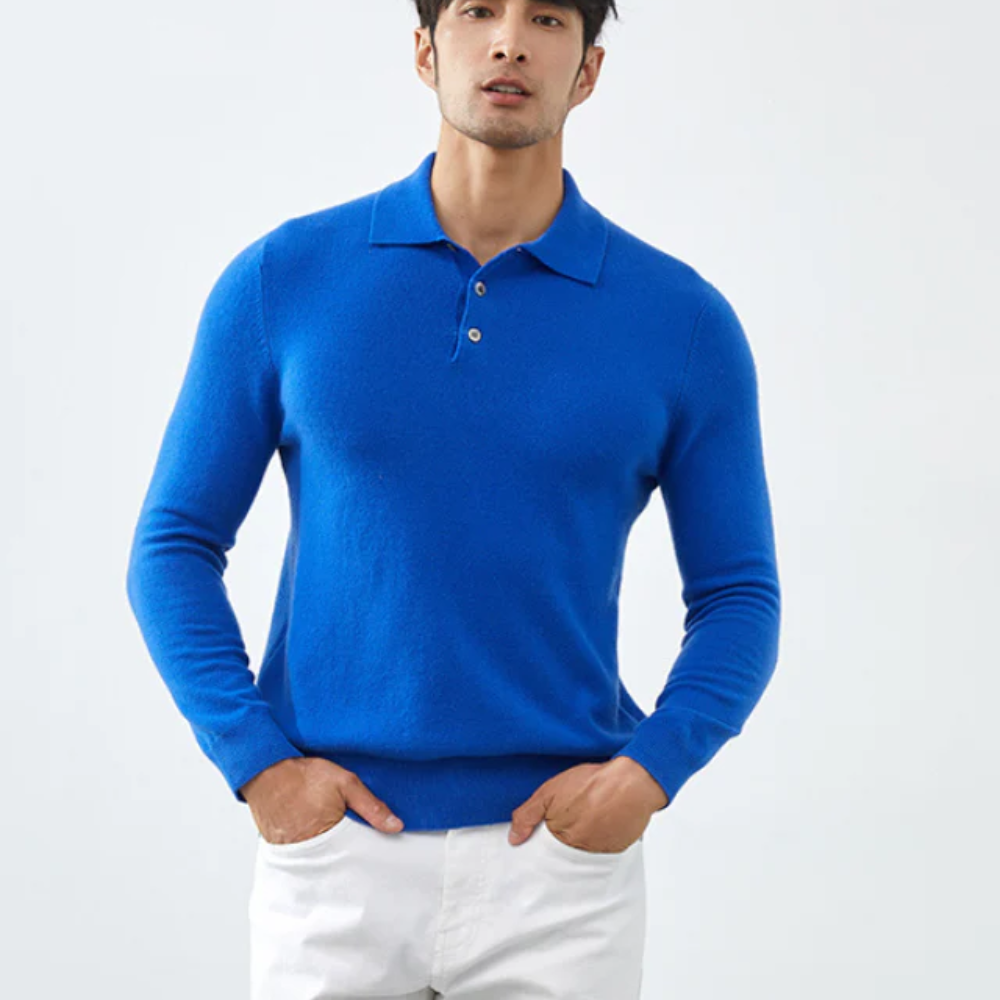 Pulover polo din cașmir Ponza