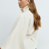 Lusana - Palton elegant cu curea