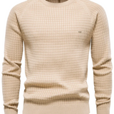 Pulover cu model în carouri pentru bărbați